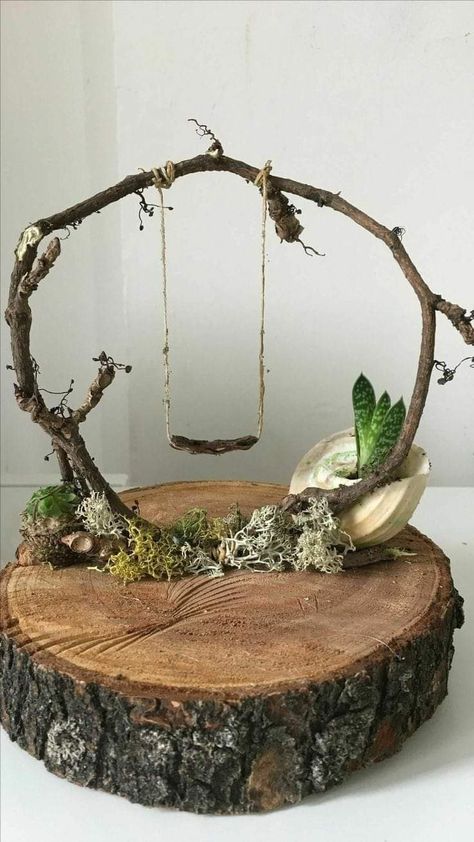 Faerie Garden, نباتات منزلية, Fairies Garden, Fairy Village, Fairy House Diy, Fairy Garden Designs, Fairy Gnome, Fairy Garden Crafts, Faeries Gardens