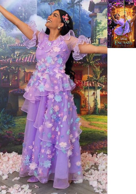 Isabella Encanto Inspired Dress, Encanto Isabela Costume Kids, Isabella Madrigal Cosplay, Maribel Encanto Dress, Encanto Mirabel Dress, Encanto Dress, Era Medieval, Fashion Runaway, Isabella Madrigal