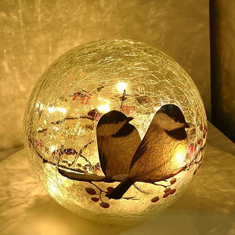 Dresser Nursery, Dresser In Living Room, Night Lamp For Bedroom, Birds Pattern, Starry Lights, Garden Modern, Surface Decoration, Christmas Gift Decorations, Glass Light