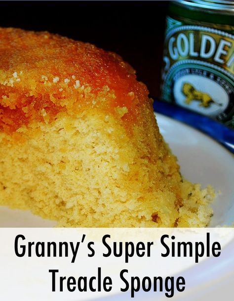 School Puddings, Sponge Pudding Recipe, School Desserts, Microwave Recipes Dessert, Steamed Pudding Recipe, Syrup Sponge, Steamed Puddings, Treacle Sponge, Sponge Pudding