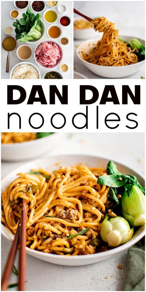 Sichuan Noodles, Dan Dan Noodles, Best Healthy Dinner Recipes, Noodles Recipes, Meat Eater, Pork Noodles, Asian Noodle Recipes, Slow Cooked Meat, Chinese Cooking Wine