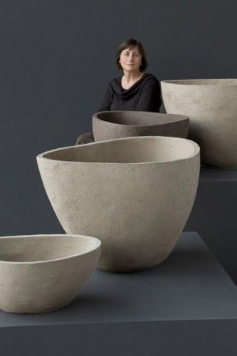 Brand: Atelier Vierkant Concrete Pots, Ceramic Pots, Concrete Planters, Ceramic Vessel, Contemporary Ceramics, Clay Ceramics, Ceramic Artists, 인테리어 디자인, Ceramic Sculpture