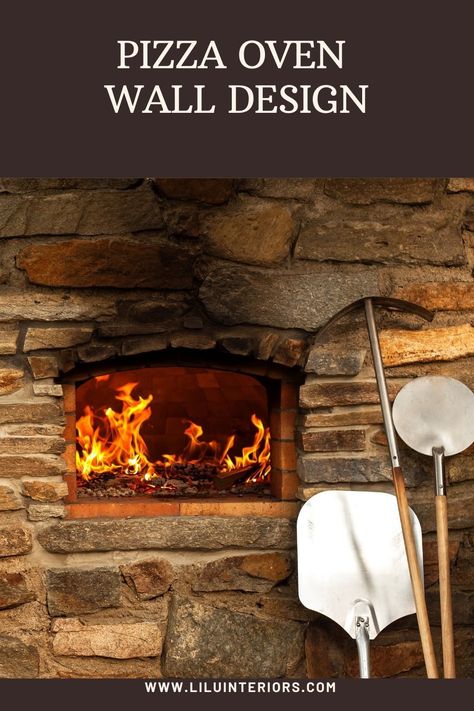 Pizza Oven Wall Design-New Construction Lake Home #kitchen #pizza #oven #interiordesign Built In Pizza Oven In Kitchen, Indoor Pizza Oven Fireplace, Home Pizza Oven Indoor, Kitchen With Pizza Oven Indoor, Pizza Oven In Kitchen, Indoor Pizza Oven In Kitchen, Indoor Gas Pizza Oven, Brick Oven Kitchen Indoor Pizza, Focal Point Wall