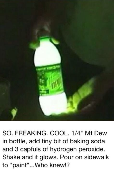 Mt Dew, Diy Glow, Glow Paint, Glow Party, Mountain Dew, Fun Diy Crafts, Science Projects, Monster Truck, Useful Life Hacks