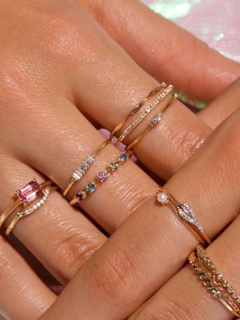 Jewelry Ideas To Make, Rings Pack, Rings Set For Women, Choker Necklace Designs, Rings Vintage, Jewelry Accessories Ideas, Dope Jewelry, Knuckle Rings, Classy Jewelry