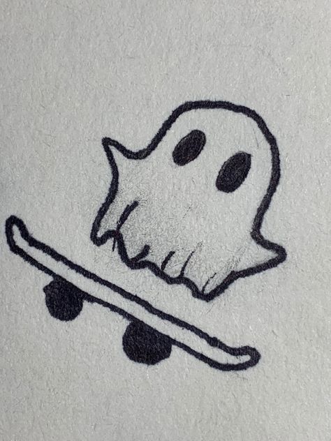 Ghost On A Skateboard Tattoo, Holding Skateboard, Skateboard Tattoo, Body Mods, I Tattoo, Skateboard, Ghost, Snoopy, Tattoos