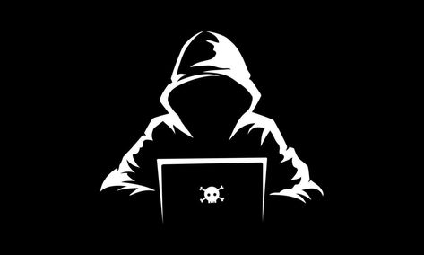 Hacker logo design. A mysterious and dangerous hacker. Vector Illustration Coding Lifestyle, Hacker Dp, Coding Wallpaper, Hacker Room, Pumpkin Logo, Hacker Logo, Hacker Art, Hacker Girl, The Hacker