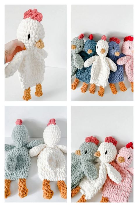 Amigurumi Easy Baby Chicken Free Pattern 6 Chicken Lovey Crochet, Free Snuggler Pattern, Crochet Amigurumi Chicken Free Pattern, Crochet Chicken Lovey Free Pattern, Free Crochet Pattern Lovey, Amigurumi Lovey Free Pattern, Easy Crochet Stuffed Animal Pattern Free, Crochet Dog Amigurumi Free Pattern, Crochet Stuffies Free Pattern Easy