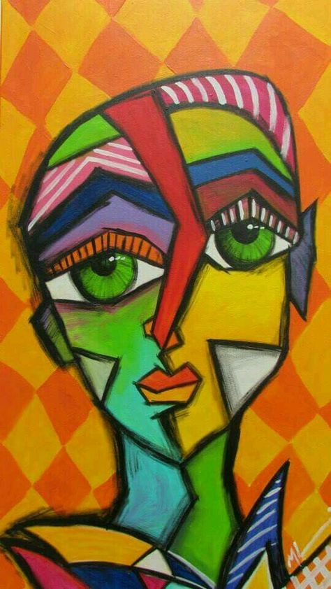 Arte Jazz, Cubist Portraits, Picasso Cubism, Pablo Picasso Art, Pablo Picasso Paintings, Cubist Art, Cubism Art, Picasso Paintings, Abstract Face Art