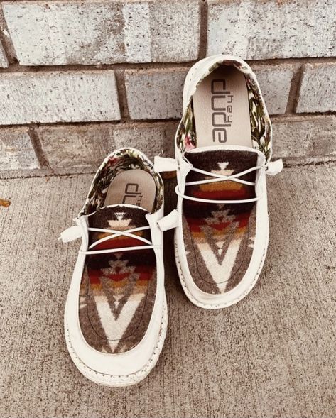 Western Shoes For Women, Cute Western Shoes, Hey Dudes Shoes, Custom Hey Dude Shoes Women, Hey Dudes Shoes Women, Hey Dude Shoes, Punchy Vans, How To Style Hey Dudes, Hey Dudes Women