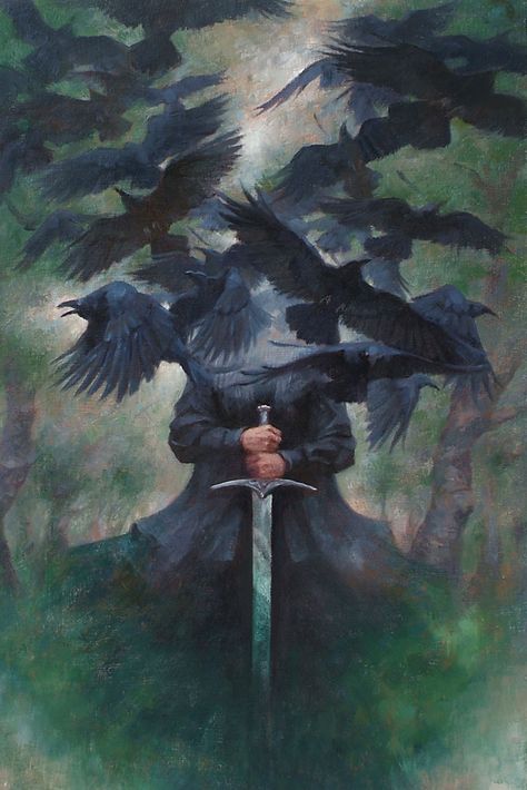 Sidharth Chaturvedi, Raven King, Raven Art, 다크 판타지, Medieval Fantasy, Pics Art, Crows, Ravens, Black Bird