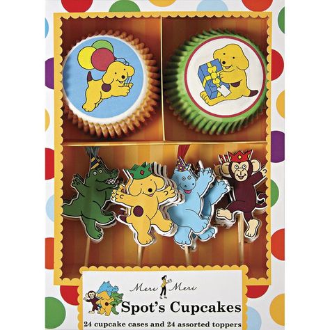 Dog Cupcake, Spot The Dog, Dog Cupcakes, Birthday Baking, Cupcake Cases, Dog Birthday Party, Baby Boy 1st Birthday, Twin Birthday, Kids Party Themes