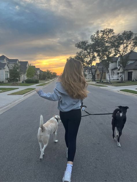 Walking, running, living Morning Dog Walk Aesthetic, Walking Dogs Aesthetic, Solo Hobbies, Walking Asethic, Gemma Aesthetic, Dog Walker Aesthetic, Long Walks Aesthetic, Dog Walk Aesthetic, Dog Walking Aesthetic