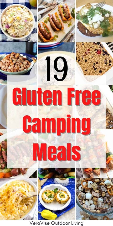 Gluten Free Camping Meals, Gluten Free Picnic, Gluten Free Camping, Camping Menu, Camping Desserts, Camping Snacks, Camping Breakfast, Camping Dinners, Gluten Free Lunch