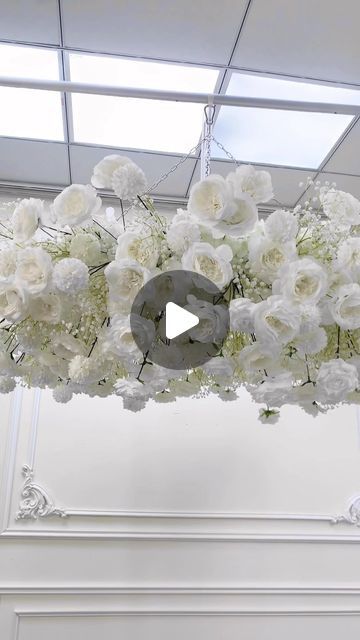 61K views · 2.9K likes | Angela Flower on Instagram: "White Ceiling Round Arch Hanging Hoop Frame With Floral Arrangement Wedding #weddingstyle #weddingdecor #diy 
7756

Form : @angelaflowerofficial
angelaflowerofficial, Flowers for designers!
https://angela-flower.com" Hanging Flower Halo, White Flower Hanging Wedding, Hanging White Flowers Backdrop, Floral Ceiling Wedding, Circle Flower Chandelier Wedding, White Floral Hanging Installation, Floral Arrangement Wedding, Hoop Frame, Round Arch