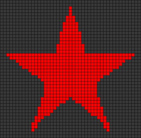 Star Tapestry Crochet Pattern, Flames Pixel Art, Deftones Crochet, Star Alpha Pattern, Easy Alpha Patterns, Star Pixel Art, Birthday Card Ideas For Boyfriend, Card Ideas For Boyfriend, Ideas For Boyfriend Birthday