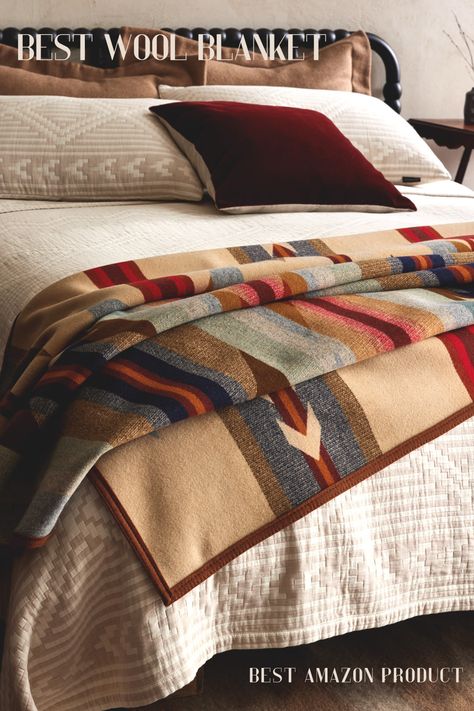 Pendleton Blanket Decor, Airstream Makeover, Dreams Bedding, Pendelton Blankets, Pendleton Bedding, Tahoe House, Pendleton Blankets, Pendleton Wool Blanket, Rooms Design