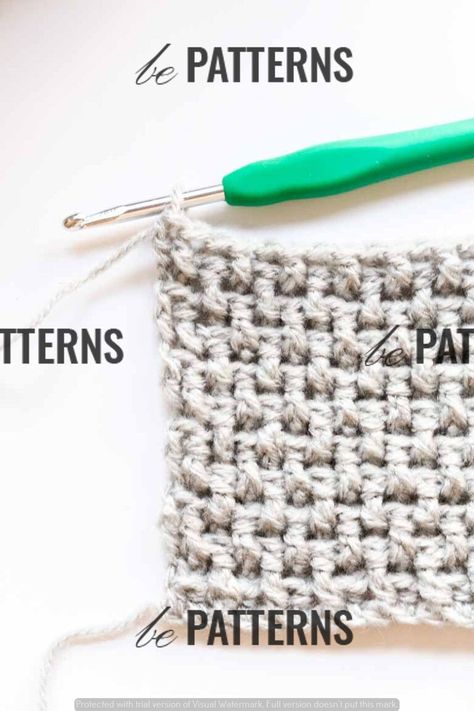 Crochet Stitches Texture, Rice Stitch, Crochet Blanket Stitch Pattern, Stitches Crochet, Crochet Stitches Guide, Crochet Stitches For Blankets, Easy Crochet Blanket, Easy Crochet Stitches, Crochet Clothes For Women