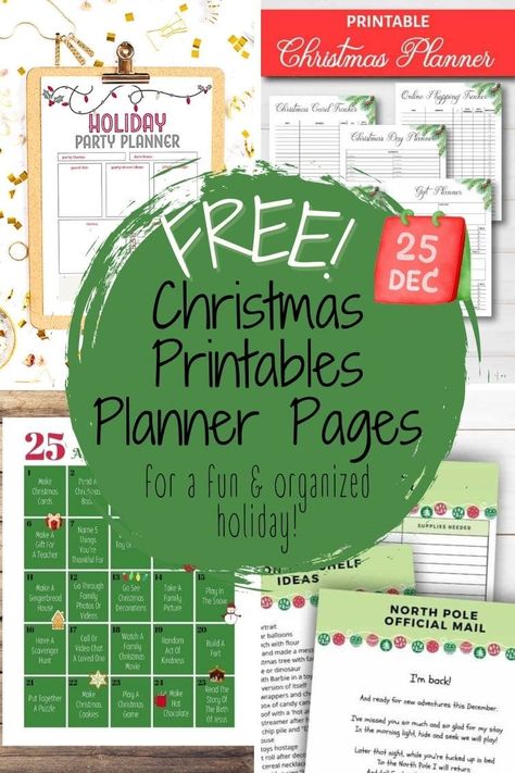 Get ready for an organized and fun Christmas with these free printable Christmas planner pages. Pick from an assortment of options like grocery lists, menu plans, baking lists, and much more! Free Christmas Planner Printables, Christmas Party Planning Checklist, Christmas Planner Printables Free, Free Printable Christmas Labels, Free Printable Christmas Planner, Organized Christmas, Christmas Planner Printables, Printable Christmas Planner, Free Christmas Tags Printable