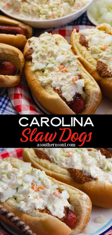 Coleslaw Hot Dog, Carolina Red Slaw Recipe, Chili Slaw Dog, Slaw Dogs Coleslaw, Fresh Slaw Recipe, Hot Dog Slaw Southern, Coleslaw For Hotdogs, Slaw For Hot Dogs Coleslaw Recipes, Slaw Recipes For Hot Dogs