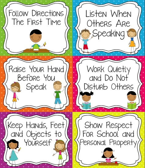 Classroom Rules that are tangible and easy for younger students to understand. Classroom Rules Printable, Class Rules Poster, Classroom Rules Poster, Class Rules, School Rules, Classroom Behavior, Classroom Language, Classroom Rules, Beginning Of School