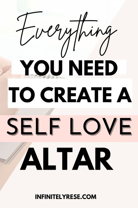 Love Altar, Altar Ideas, Love Yourself More, Meditation Room Decor, Show Yourself, Love Tips, Love Craft, Some Ideas, Sacred Space