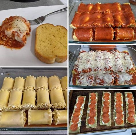 Lidia Bastianich 🍜🍲 | Made pepperoni pizza lasagna rollups for dinner | Facebook Pepperoni Pizza Lasagna Roll Ups, Pepperoni Lasagna Roll Ups, Lazana Recipes, Easy Lasagna Roll Ups, Pizza Lasagna, Pepperoni Rolls, Lidia Bastianich, Lasagna Rollups, Lasagna Noodles