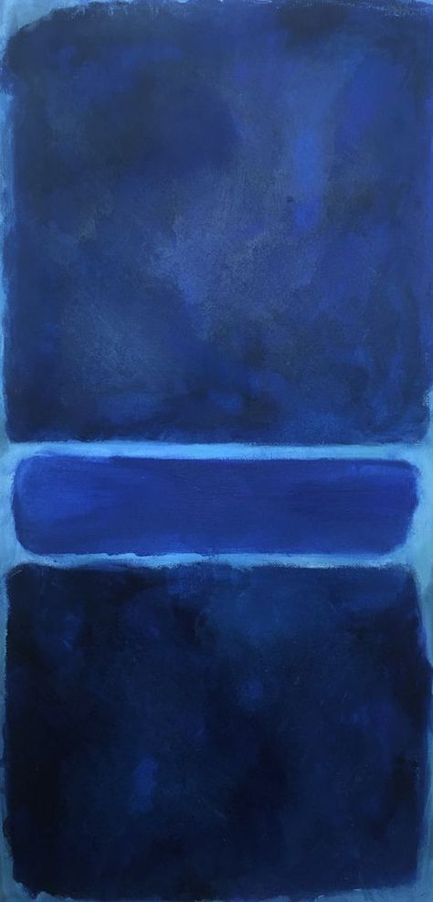 Rothko Wallpaper, Mark Rothko Paintings, Rothko Paintings, Veronika Maine, Rothko Art, Blue Framed Art, Blue Artwork, Mark Rothko, Painting Wallpaper