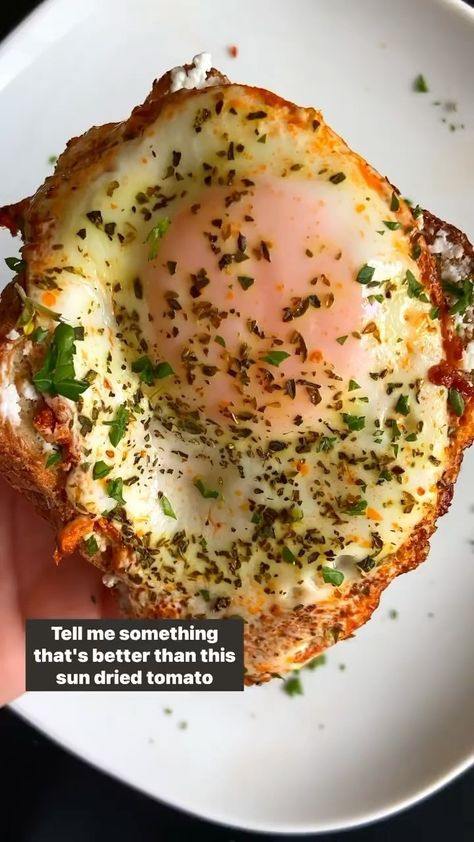 How To Make Eggs Not Taste Like Eggs, Sun Dried Tomato Toast, Pesto Eggs On Toast, Eggs On Toast Recipes, Tomato Pesto Recipe Dinners, Ricotta On Toast, Ricotta Toast Breakfast Egg, How To Make Overeasy Eggs, Ricotta Recipes Savory