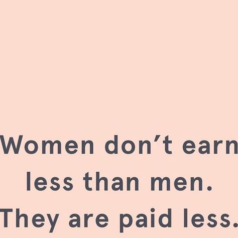 The Equality Institute on Instagram: "Women are paid a percentage of a white man’s wage for doing the same work. In Australia, the gender pay gap currently sits at 15.3%. You can educate yourself on why that is here: http://bit.ly/2uq3AHD. Let’s consider how we can close the wage gap for women of all ethnicities and backgrounds - and reach an equal wage for equal work.⠀" Gender Equality At Work, Equal Pay For Women, Wage Gap, Feminist Af, Work In Australia, Equal Pay, Gender Pay Gap, Educate Yourself, Gender Inequality