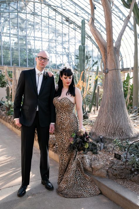 Cheetah Print Wedding, Animal Print Wedding, Leopard Print Wedding, Leopard Wedding, Pastel Wedding Dresses, Garfield Park Conservatory, Safari Wedding, Wedding Dressses, March Wedding