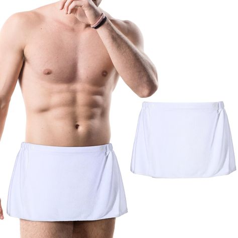 PRICES MAY VARY. Sufficient Quantity and Reasonable Size: the package includes 1 pieces of mens towel pants, measuring about 55.1 x 11.8 inches/ 140 x 30 cm (L x W), making them the ideal size for many men, nice for you to use for yourself or sharing with your friends Convenient Snap Closure: the snap closure design of the spa towel wrap for men ensures easy open and close, making it convenient to wear and use on a daily basis, bringing a lot of convenience for you Adjustable for Better Fitting: Men Shower, Wrap Shorts, Towel Wrap, Swim Spa, Shower Towel, Many Men, Spa Towels, Luxury Store, Pharmacy Gifts