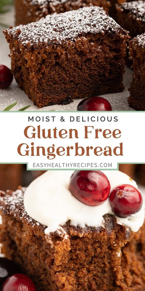 Gluten Free Gingerbread Cake, Gluten Free Christmas Cookies, Gluten Free Cake Recipe, Winter Baking, Gluten Free Gingerbread, Gluten Free Holiday, No Gluten, Gluten Free Christmas, Gluten Free Bakery