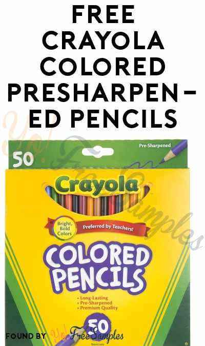 FREE Crayola Colored Presharpened Pencils - Yo! Free Samples https://yofreesamples.com/kids-freebies/free-crayola-colored-presharpened-pencils/ Crayola Colored Pencils, Coloring Pencils, Coloring Tips, Get Free Samples, Color Pencils, Free Stuff, Free Samples, Free Coloring, Colored Pencils