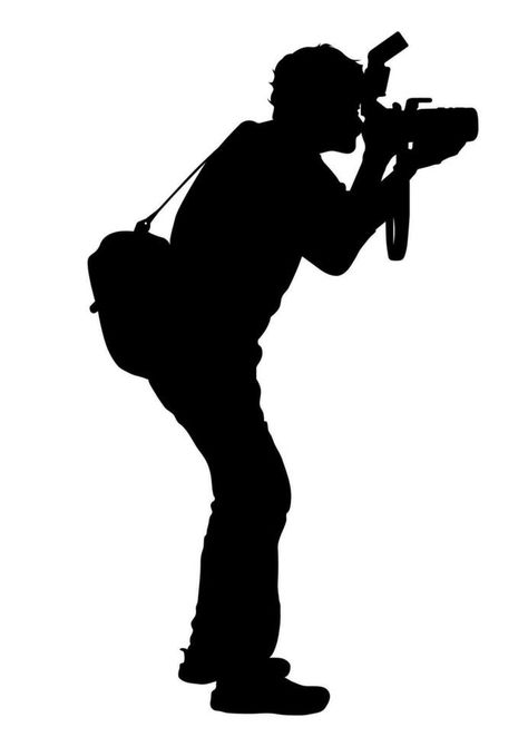 Graphics Silhouette of a men photographer taking a photo with a camera on a white background vector illustration Camera Vector, Illustration Advertisement, Man Vector, Vector Background, How To Take Photos, White Background, A Photo, Vector Free, Vector Illustration