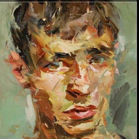 Palette knife portrait. Palette knife painting, figurative artists Palette Knife Portrait, Paul Wright, Challenge Ideas, Figurative Artists, Palette Knife Painting, Impasto Painting, Knife Painting, Art Et Illustration, Art And Illustration