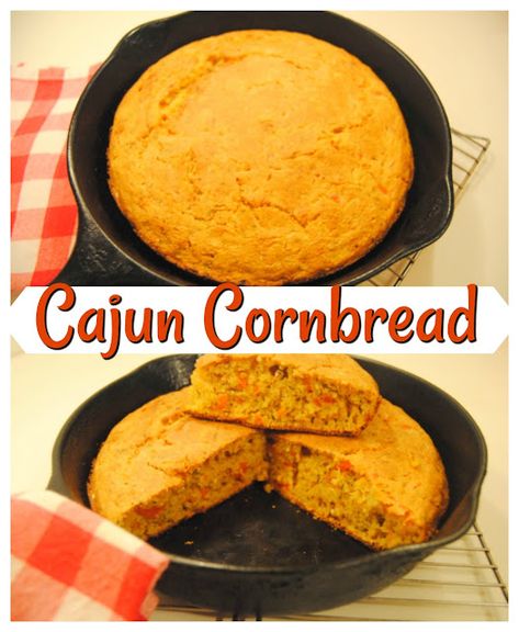 Cajun Cornbread Recipe, Chitterlings Recipe, Cajun Cornbread, Breakfast Casserole With Biscuits, Louisiana Food, Christmas Dinner Menu, Cooking Bread, Breakfast Goodies, Cornbread Mix