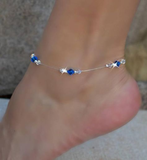 Leather Anklets, Ankle Bracelets Diy, Beaded Ankle Bracelets, Foot Bracelet, Crystal Anklet, Beaded Ankle, Ankle Jewelry, Jewelry Beach, Ankle Chain