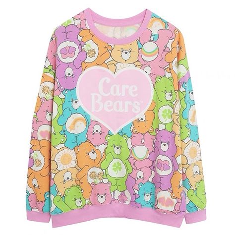 Care Bears Graphic Sweatshirt - Sz Large New With Tag In Package Sizing: Womens Material: 62% Polyester, 33% Rayon, 5% Spandex Hem Style: Ribbed Hem Cozy Up In Style With The Women's Care Bears Graphic Sweatshirt. It Has Colorful Graphic Print To Embrace The Joyful And Caring Spirit Of The Care Bears. The Ribbed Cuffs And Hemline Provide A Snug Fit. Made From Soft Material, The Women's Care Bears Cozy Graphic Sweatshirt Is Ideal For Casual Outings, Lounging, Or A Laid-Back Day Indoors. The Care Bears, Pink Pullover, Heart Graphic, Care Bears, Bears, Graphic Sweatshirt, Pink