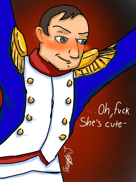 Napoleon X Alexander, Napoleon Fanart, Napoleon Cat, History Jokes, Stranger Things Poster, Napoleon Bonaparte, History Images, History Humor, Napoleonic Wars