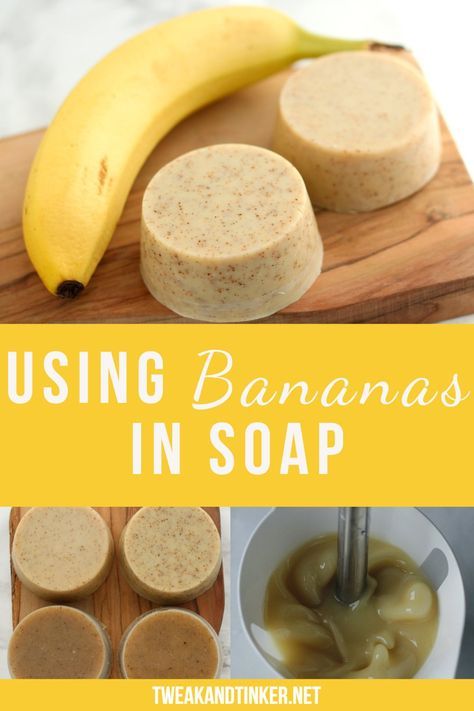 Banana Soap Recipe, Natural Soaps Recipes, Savon Diy, Săpunuri Handmade, Cold Process Soap Recipes, Handmade Soap Recipes, Soap Cold Process, Soap Making Recipes, Diy Kosmetik