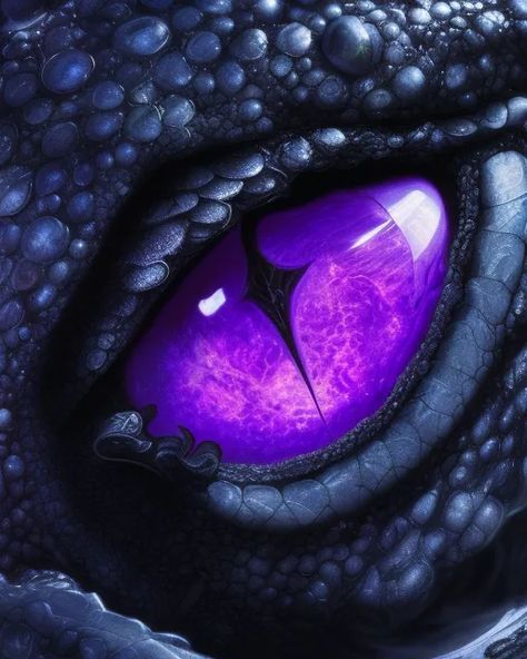 Black Dragon With Purple Eyes, Black Dragon Purple Eyes, Purple Dragon Art Beautiful, Purple Dragon Eye, Magical Creatures Art, Purple Dragon Art, Dragon Eye Art, Dragon Mouth, Dragon Eye Drawing