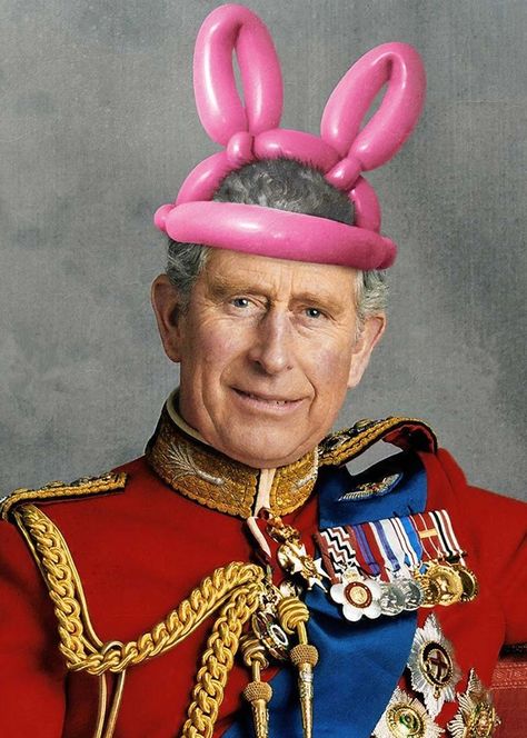 King Charles Iii, Whimsical Design, Art Prints For Sale, Bunny Ears, Prince Charles, Bunny Ear, Bits And Bobs, King Charles, Drawing Reference