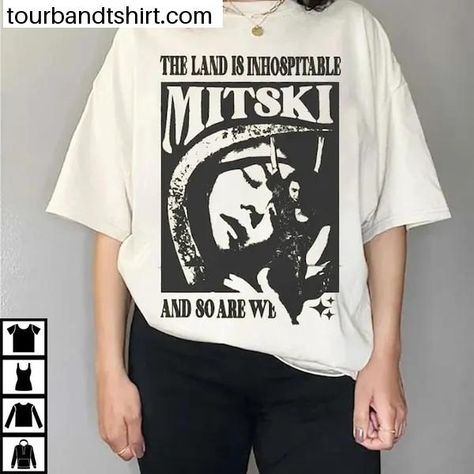 Mitski The Only Heartbreaker Shirt, Mitsky Shirt, Mitsky Tour Shirt, Mitsky Gift For Fan Mitski Album, Album Aesthetic, Downtown Outfits, Star T Shirt, Last Words, Shirt Aesthetic, Tour Shirt, The Land, Suits You