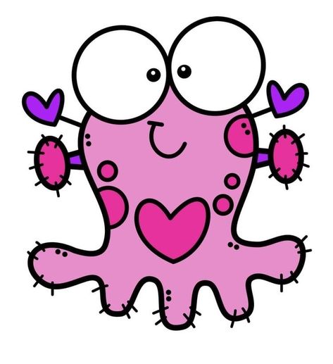 Monster Rocks, Cute Monsters Drawings, Monster Clipart, Creative Clips Clipart, Monster Theme, Monster Drawing, Funny Monsters, Felt Pictures, Valentine Clipart