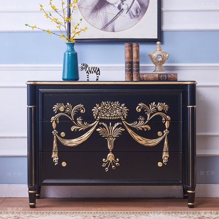 Green Entryway, Black Entryway, Decor Cabinet, Entryway Cabinet, Asian Furniture, Wood Buffet, Accent Chest, Furniture Redo, Home Space