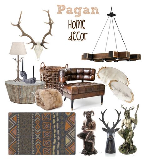 "Pagan Home decor" by mumoka on Polyvore featuring interior, interiors, interior design, home, home decor, interior decorating, Surya, Flamant, Heal's and EMAC & LAWTON Celtic House Interior, Pagan Interior Design, Pagan Home Decor Interior Design, Viking Bedroom Decor, Norse Pagan Home Decor, Pagan House Decor, Celtic Interior Design, Viking Home Interior, Norse Home Decor