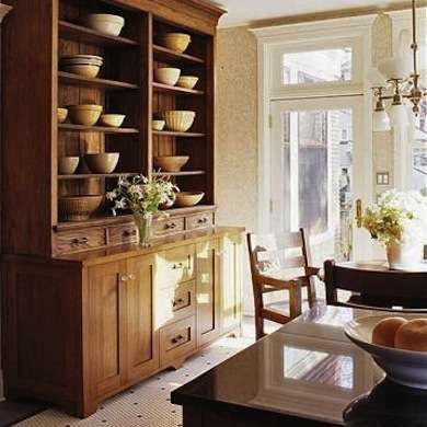 Antique Hutch Kitchen Cabinet Alternatives, Unfitted Kitchen, Decorating Your Kitchen, Food Plates, Antique Hutch, Kitchen Hutch, Cabinet Options, Ralph Fiennes, Store Food