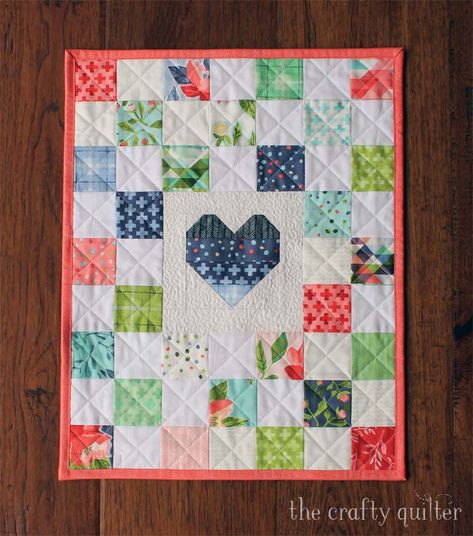 Introducing Clara Grace, and a new doll quilt - The Crafty Quilter Valentines Quilts, Valentine Quilts, Dollhouse Quilt, Square Quilts, House Quilt Patterns, Charm Square Quilt, Heart Quilts, Button Heart, Girl Quilts