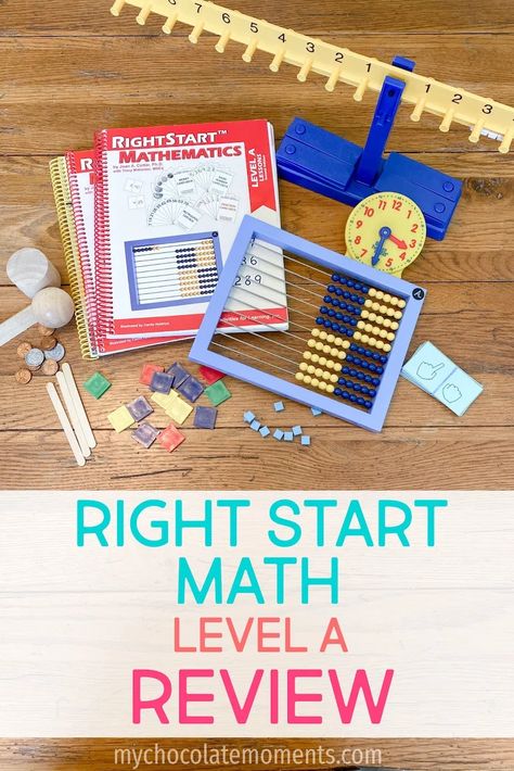 RightStart Math Level A Review: The Best Hands On Math Curriculum  #homeschool #homeschoolmath #math #homeschoolkindergarten #rightstartmath Right Start Math, Logic Of English, Math Professor, High School Math Teacher, Classroom Management Tips, Homeschool Kindergarten, Math Review, Mental Math, Pinterest Group